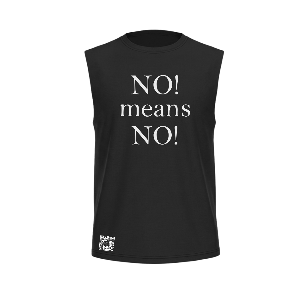 NO! Sleeveless Statement Shirt