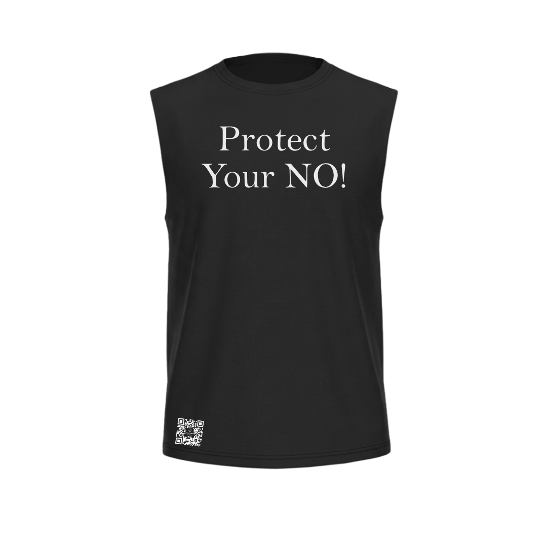 NO! Sleeveless Statement Shirt