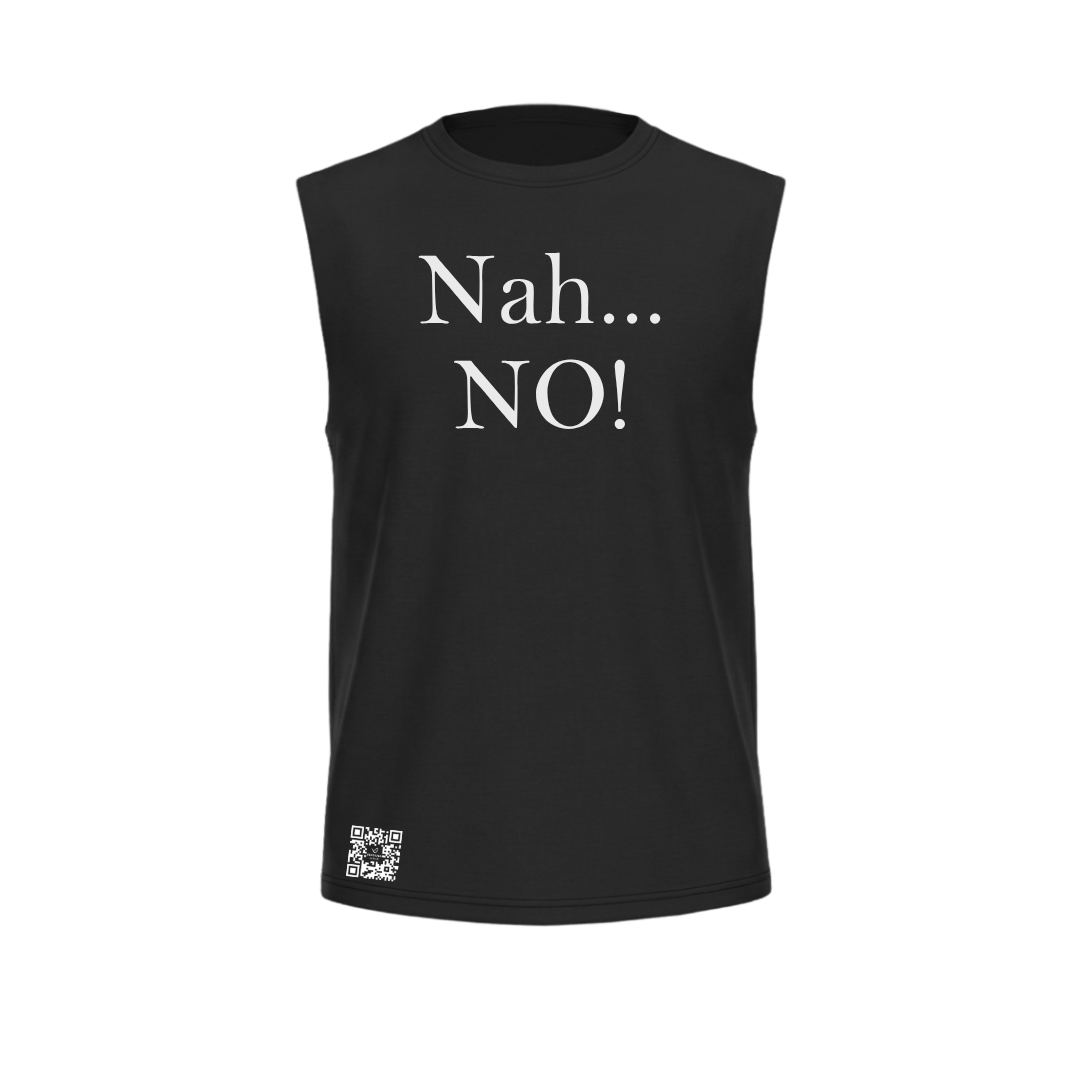 NO! Sleeveless Statement Shirt