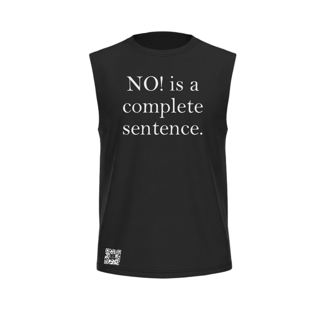 NO! Sleeveless Statement Shirt