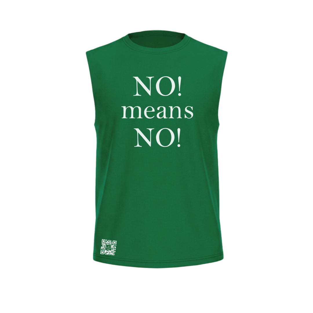 NO! Sleeveless Statement Shirt