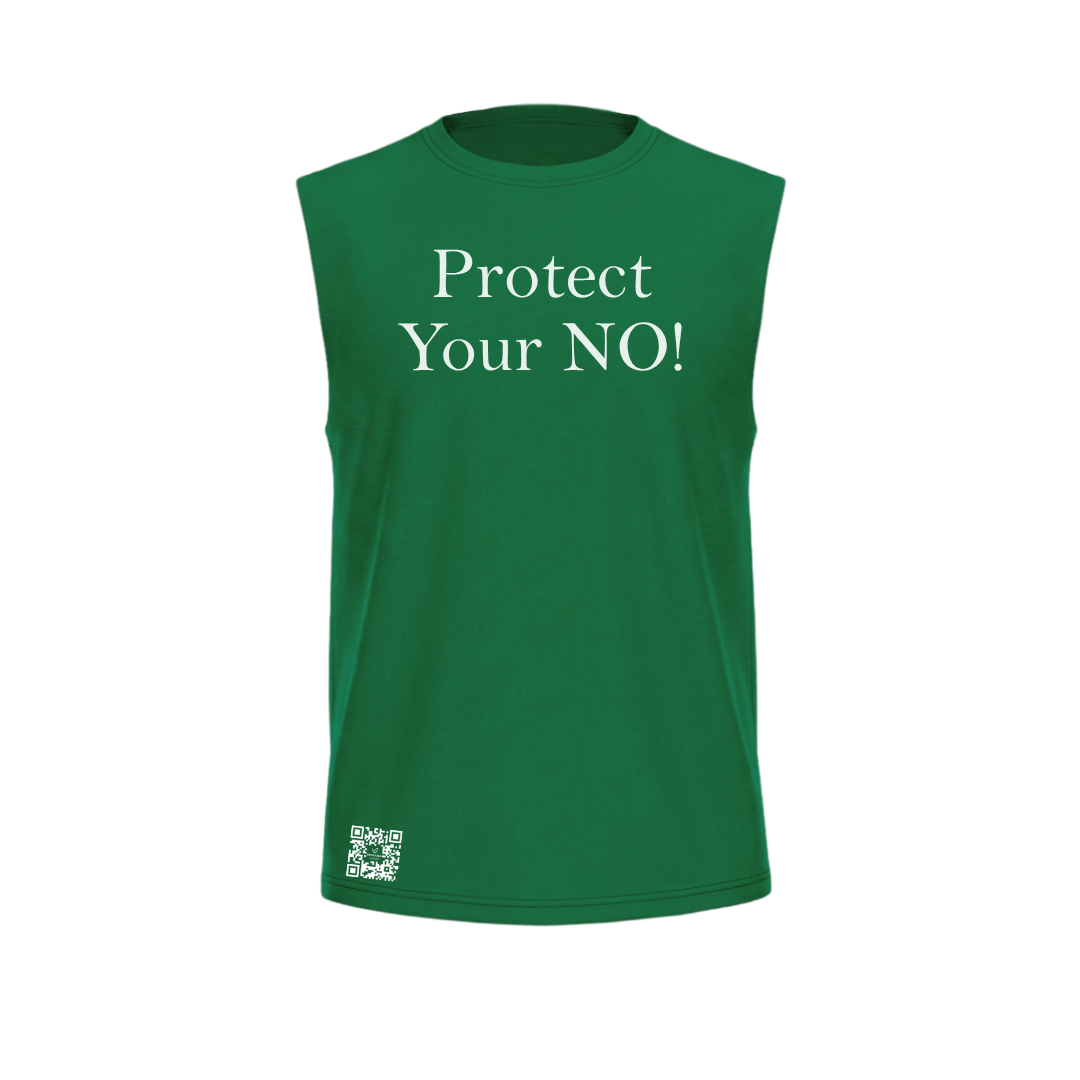 NO! Sleeveless Statement Shirt