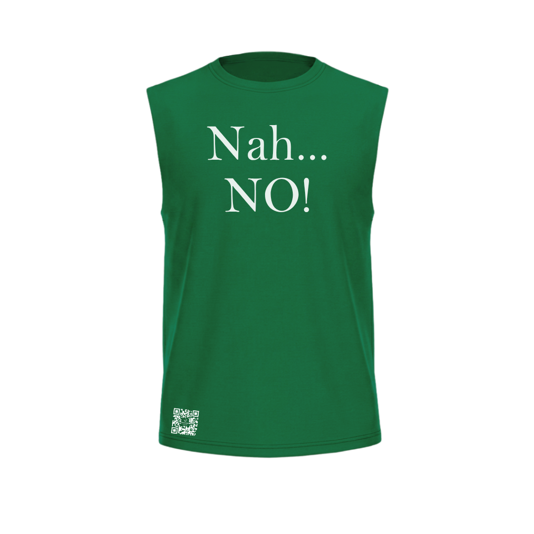 NO! Sleeveless Statement Shirt