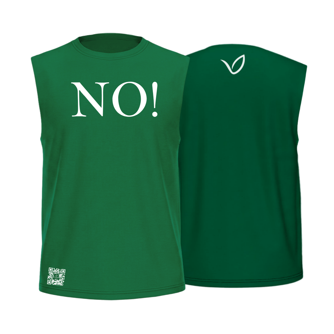 NO! Sleeveless Statement Shirt