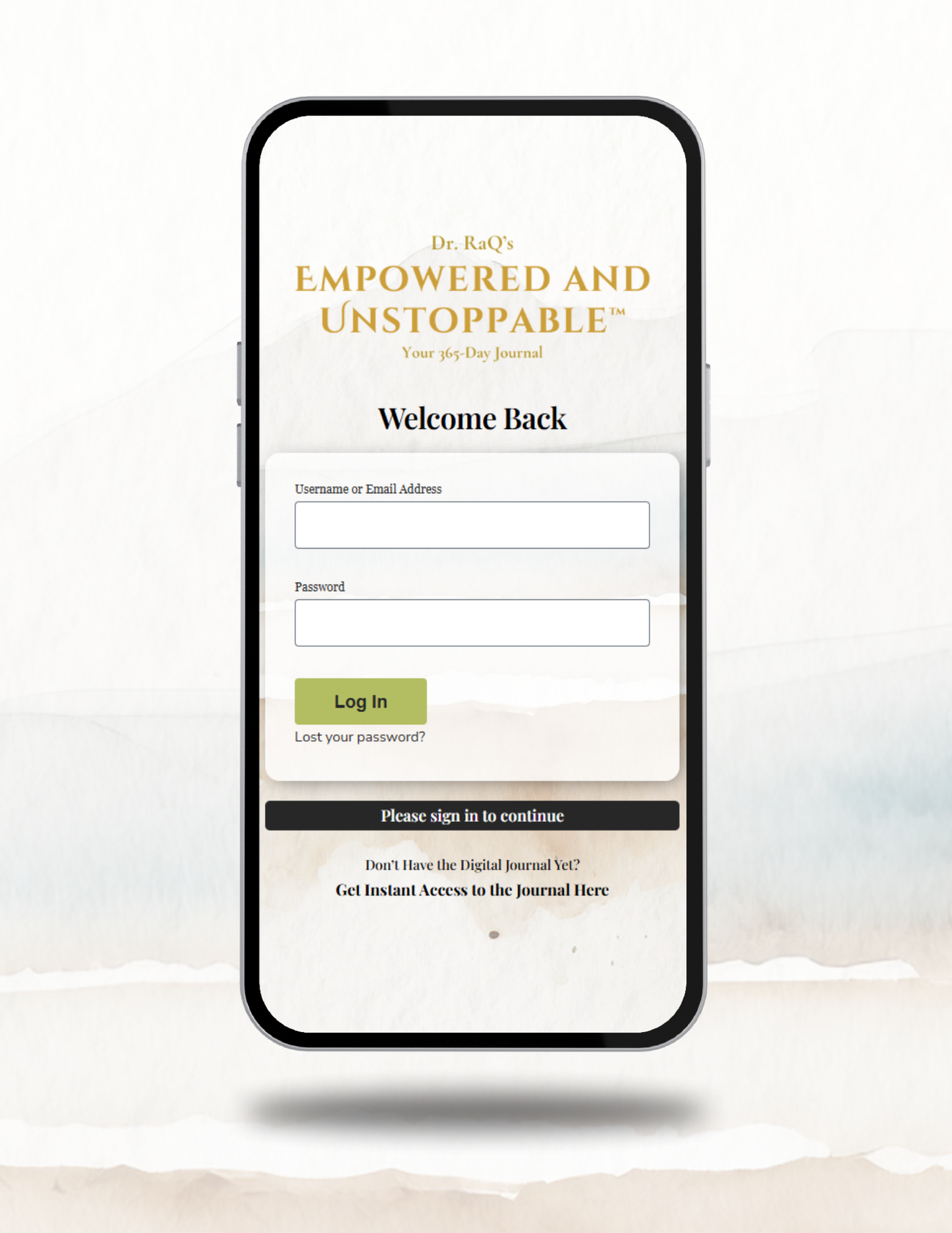 Empowered & Unstoppable - Your 365-Day Online Journal