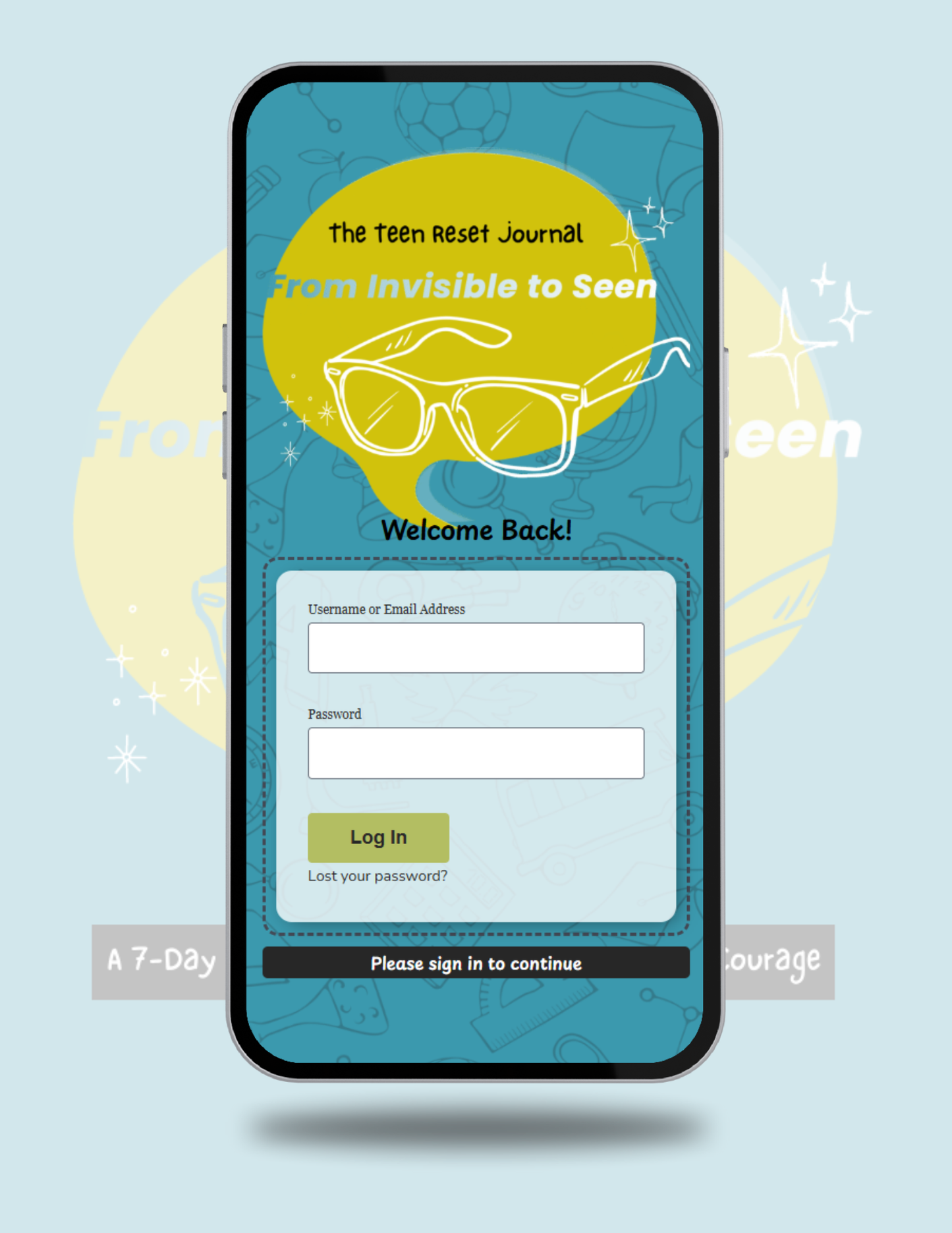Teen Journal - From Invisible to Seen (Online Journal)